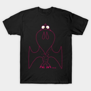 Pterodactyl dinosaur pink T-Shirt